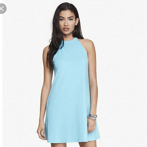 Express black high neck cotton dress - Picture 6 of 6